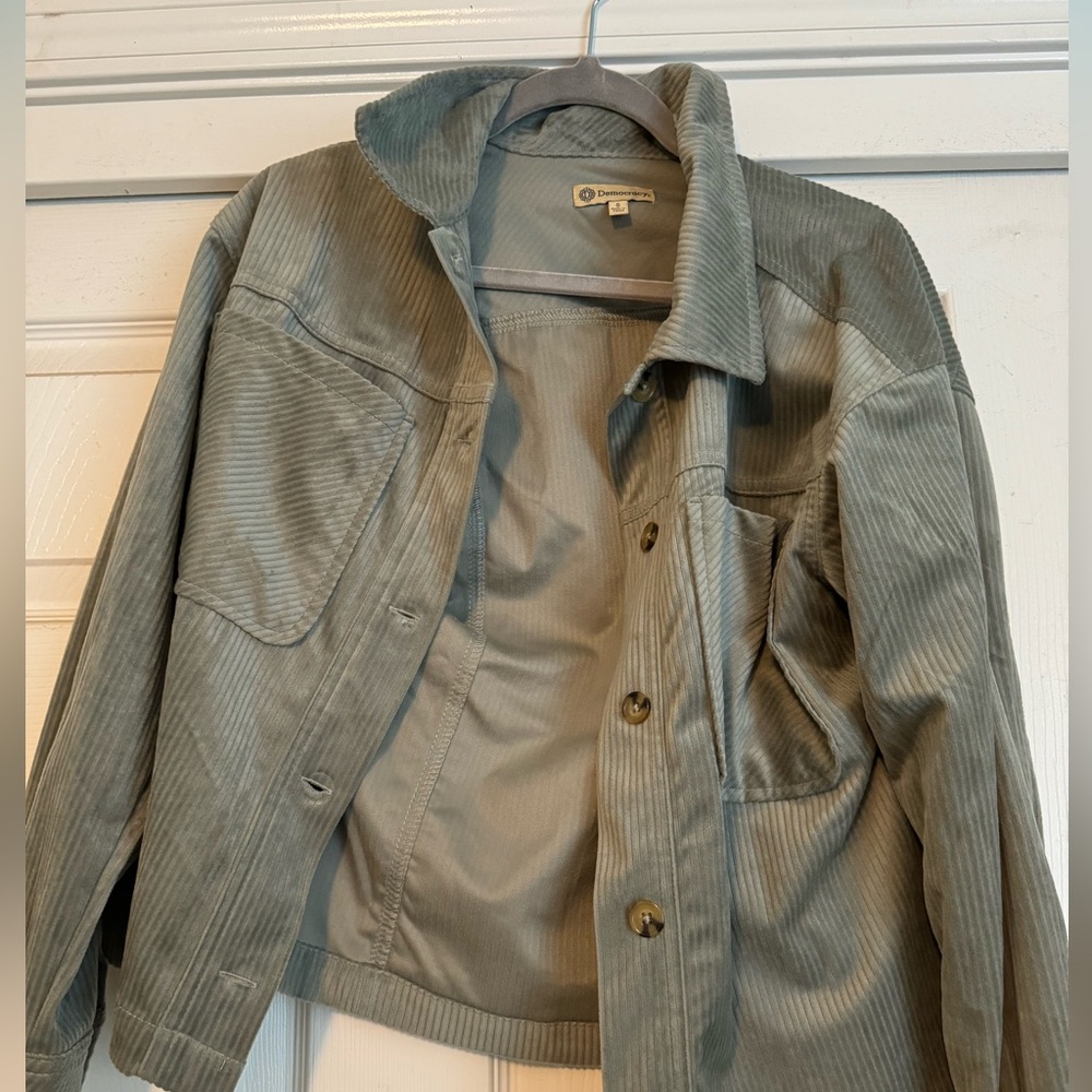Sage Green Corduroy Jacket